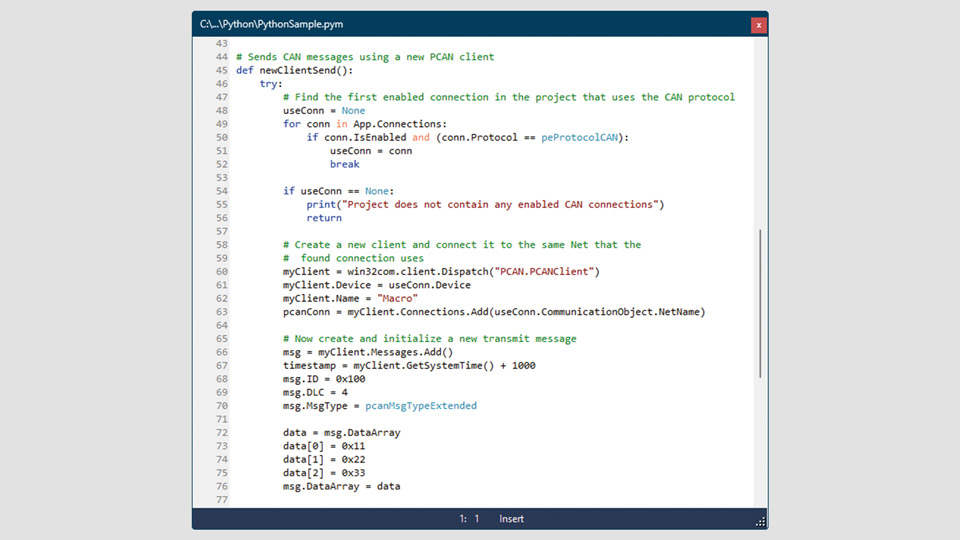 Fonctionnalité de script : automatisez des processus complexes avec des macros standard, Python, VBScript, la fonctionnalité de callback, et profitez d’un accès complet aux objets.